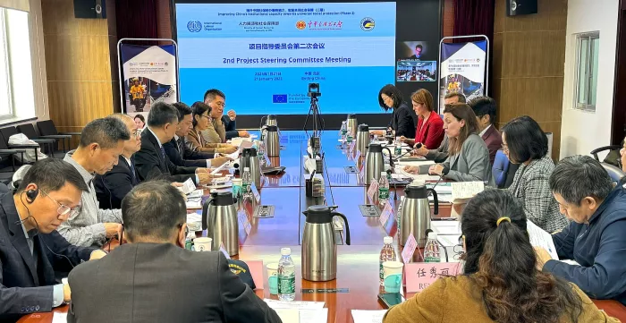 Group picture during the PSC meeting of EU-China Social Protection Project